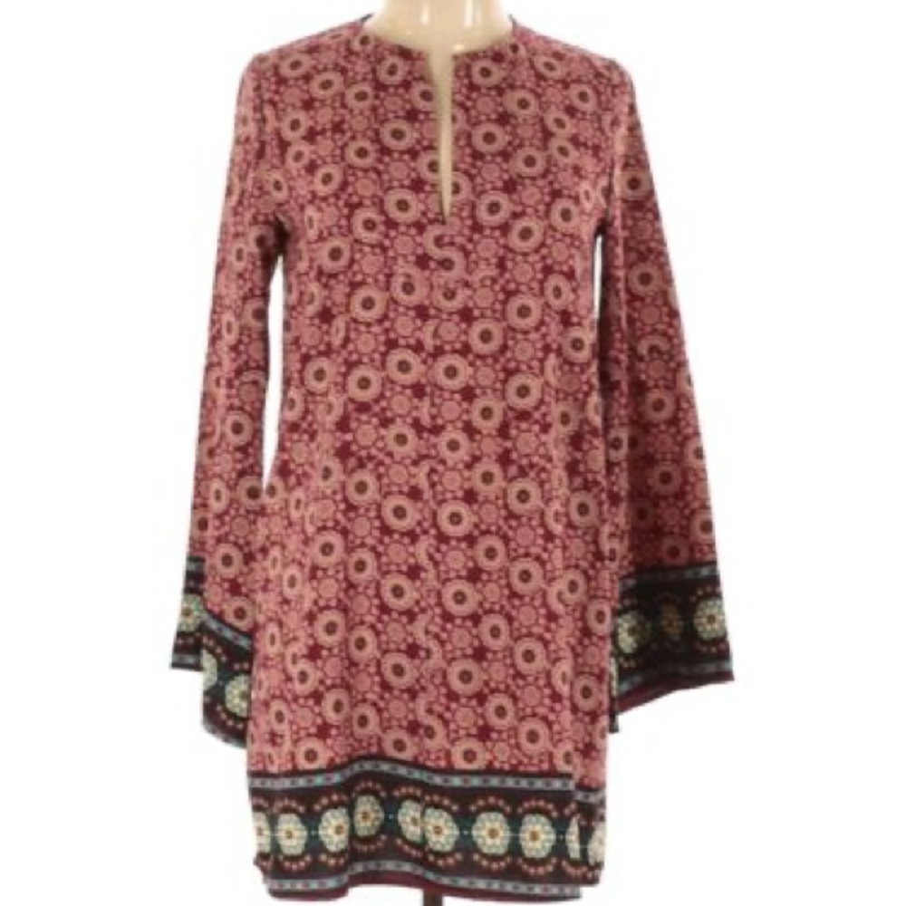 Fun print shift dress
